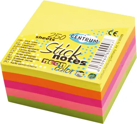 Samolepicí bloček 5x36ls neon